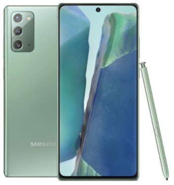 Galaxy Note 20 5G - 128GB - Unlocked - Mystic Green - Fair