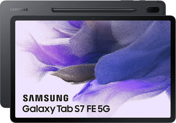 Galaxy Tab S7 FE - 64GB - WiFi + Cellular - Mystic Black - Very Good