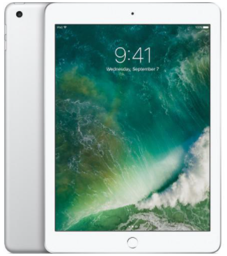 iPad 5 - 32GB - WiFi + Cellular - Silver - Good