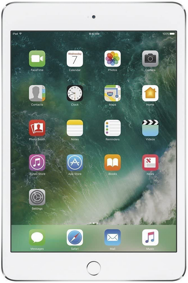iPad Mini 4 - 128GB - WiFi + Cellular - Silver - Good