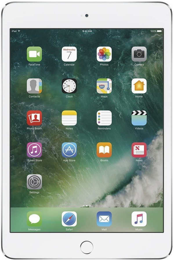 iPad Mini 4 - 128GB - WiFi + Cellular - Silver - Fair